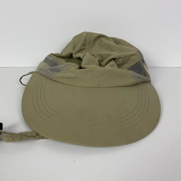 Broner Hat Long Bill Nylon Mesh Fly Fishing Hiking Outdoor Khaki Adjustable Mens - Picture 2 of 14